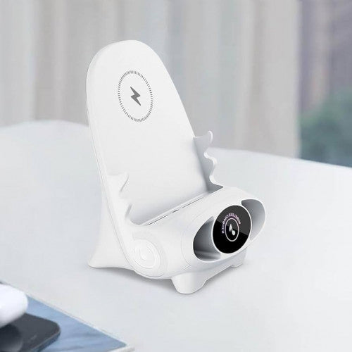 SOPORTE MULTIFUNCIONAL PARA MOVIL CON ALTAVOZ Y FUNCION DE CARGA